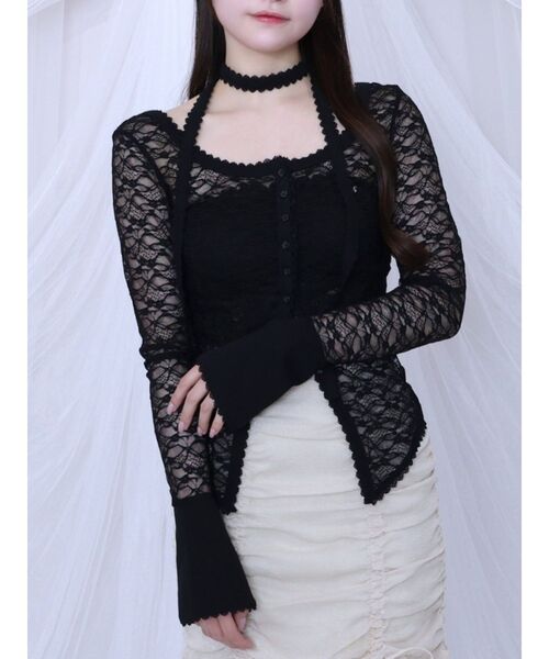 EATME チョーカートップス チョーカー付きベルトリブTOPS[品番：MKSW0046737]｜EATME（イートミー