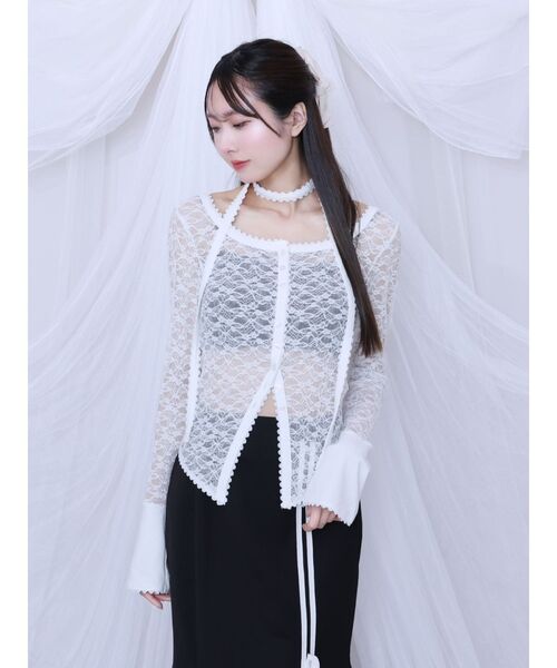 EATME（イートミー） tシャツ レースカーディガンチョーカーセット