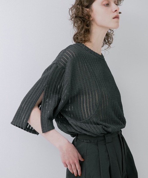 tシャツ lace slit tee レディース