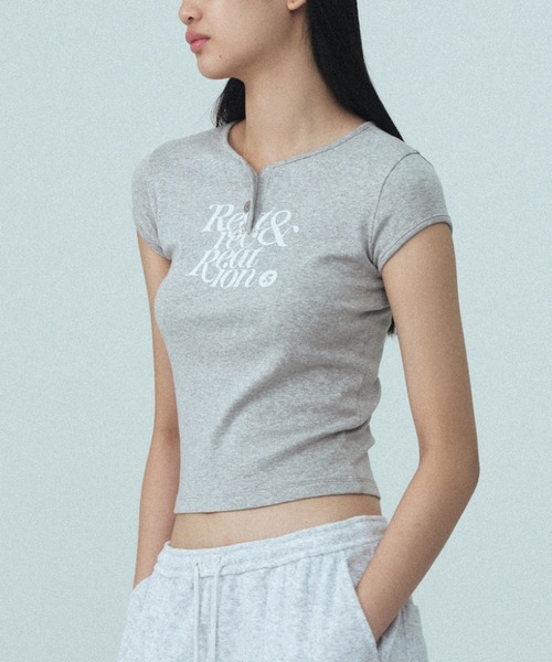 【Rest&Recreation】CAP SLEEVE T-SHIRT Tシャツ Rest＆Recreation tシャツ Rest＆Recreation/レストアンド