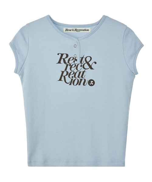 Tシャツ・カットソー Rest & Recreation CAP SLEEVE T-SHIRT 5BNY472 Rest＆Recreation tシャツ Rest＆Recreation/レストアンド