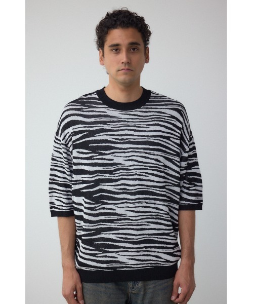 AZUL BY MOUSSY（アズールバイマウジー） セーター ニット ゼブラ総柄