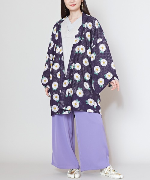 カーディガン 「カヤ」透かし花柄羽織 レディース カヤ カーディガン 「カヤ」透かし花柄羽織 レディース