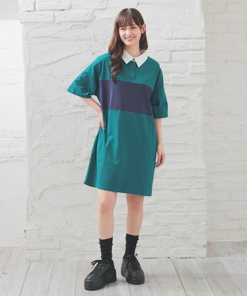 Honeys ワンピース ラガーシャツワンピース : ZOZOTOWN Yahoo!店