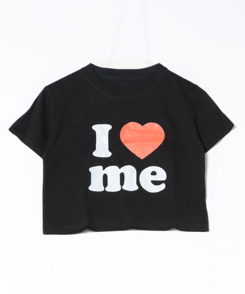 SHEENA（シーナ） tシャツ I love meロゴプリントコンパクトTシャツ