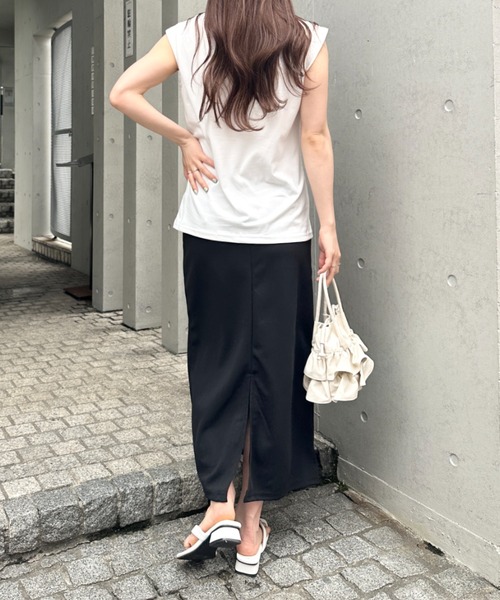 スカート スラックスロングスカート ロングタイトスカート