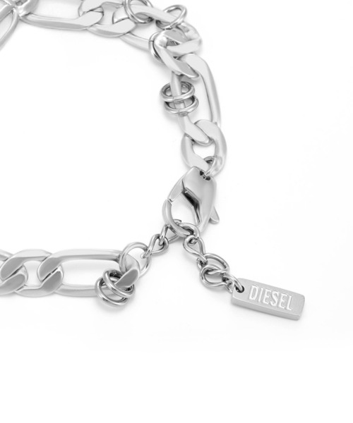 定価『19500円』お得商品ディーゼル　ブレスレット　シルバー DIESEL ブレスレット ディーゼル アクセサリー メンズ シルバー