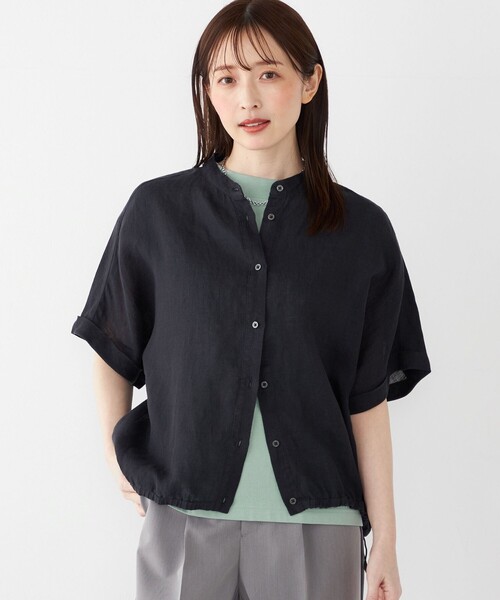 ブラウス シャツ Garment Dye Linen シャツ レディース plage｜Garment Dye Linen シャツ | Rakuten Fashion(楽天