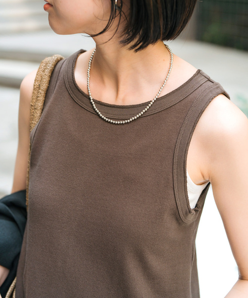 Spick＆Span ワンピース 「追加」天竺アメスリロングワンピース