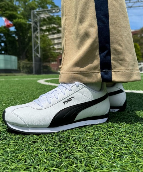 PUMA 「PUMA」 ローカットスニーカー 28.0cm ホワイト×ブラック