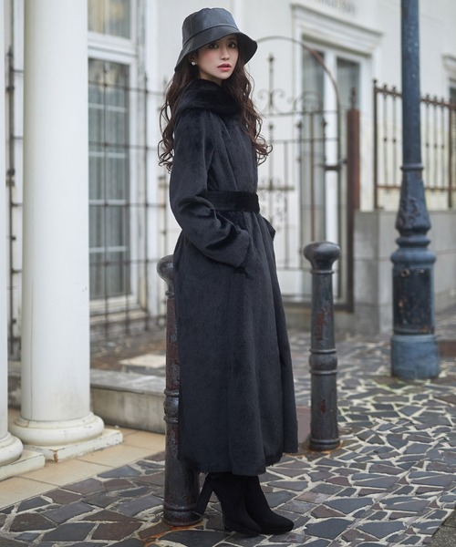 Emiria Wiz ロングコート emiriawiz（エミリアウィズ） コート SMALL ブラック レディース