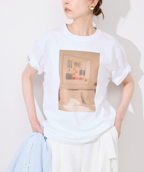 tシャツ TUBA/チューバ SLOBE別注 フォトTシャツ レディース SLOBE IENA tシャツ TUBA/チューバ SLOBE別注 フォトTシャツ