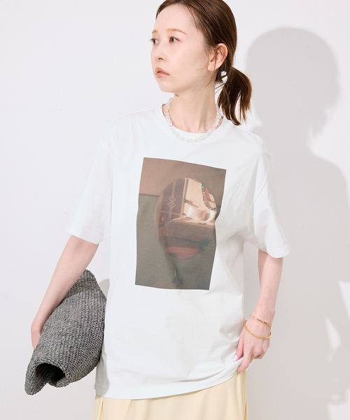 tシャツ TUBA/チューバ SLOBE別注 フォトTシャツ レディース SLOBE IENA tシャツ TUBA/チューバ SLOBE別注 フォトTシャツ