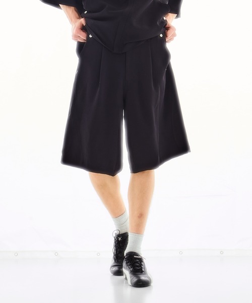 CONZ スラックス PANEL CUT WIDE SHORTS/パネルカッティング/ショート
