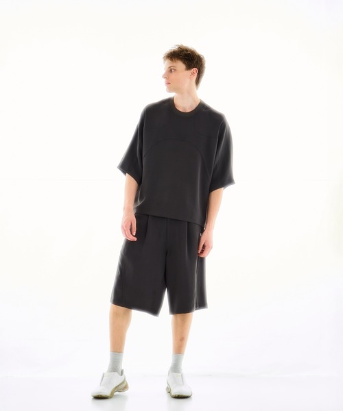 CONZ スラックス PANEL CUT WIDE SHORTS/パネルカッティング/ショート