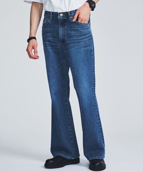 JOHN LAWRENCE SULLIVAN デニム　インディゴ JOHN LAWRENCE SULLIVAN 「JOHN SULLIVAN」 加工ブーツカット