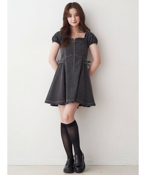 CALNAMUR ワンピース 2WAYデニムワンピース : ZOZOTOWN