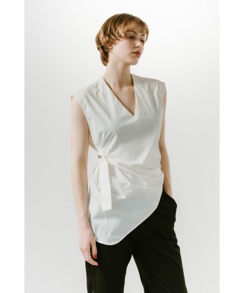 Knuth Marf（クヌースマーフ） ブラウス シャツ 2way asymmetry blouse