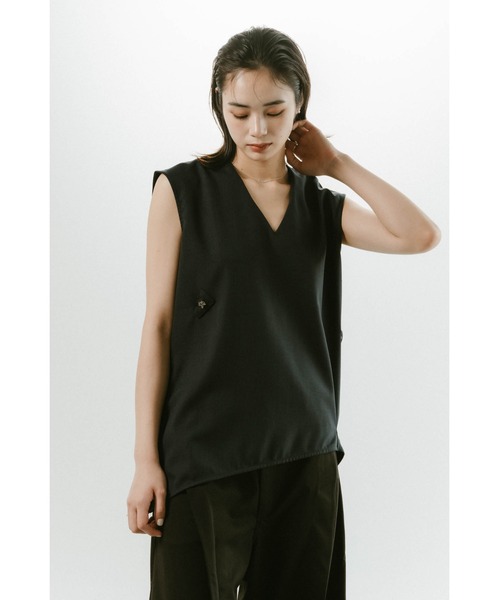 Knuth Marf（クヌースマーフ） ブラウス シャツ 2way asymmetry blouse 