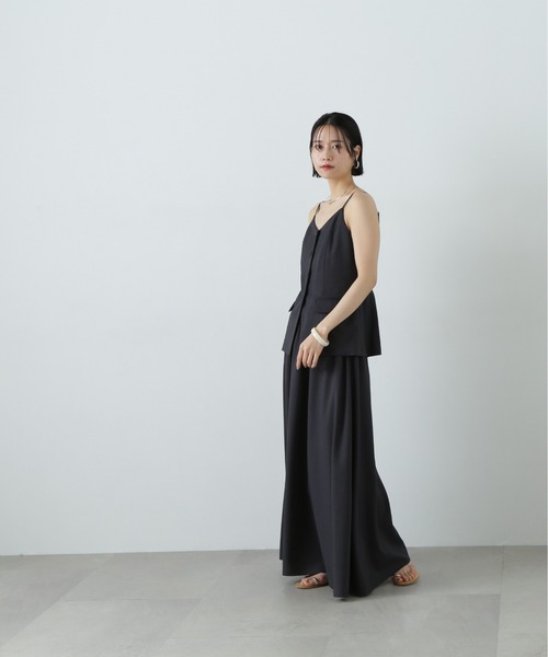 NATURAL BEAUTY BASIC スーツセットアップ ストライプ S NATURAL BEAUTY BASIC ナチュラルビューティーベーシック
