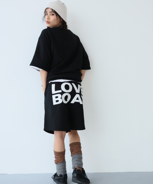 LOVE BOATセットアップ ラブボート 「LOVE BOAT」 セットアップ L ブラウン レディース