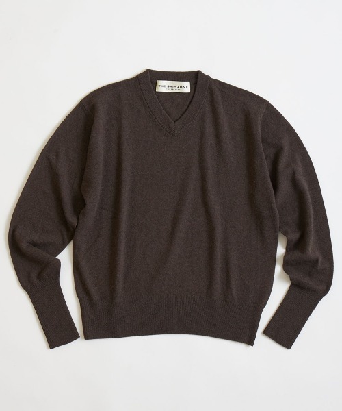 THE SHINZONE（ザ シンゾーン） Vネックニット FREE ネイビー