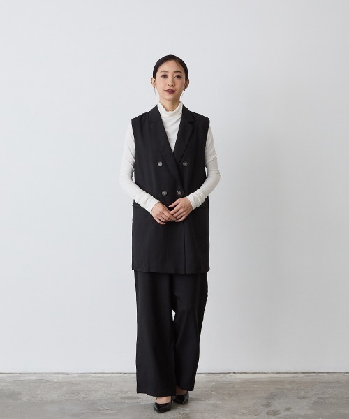 riziere（リジェール） セットアップ MOM：ダブルボタンテーラード