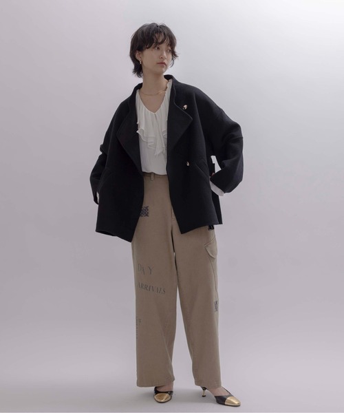 Eimee Law ブラウス シャツ フリルカラーブラウス レディース