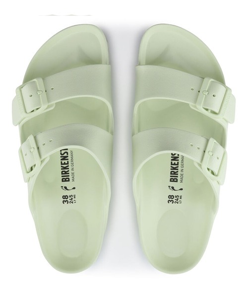 「BIRKENSTOCK」 サンダル 38 ネイビー メンズ_画像3