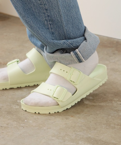 「BIRKENSTOCK」 サンダル 38 ネイビー メンズ_画像7