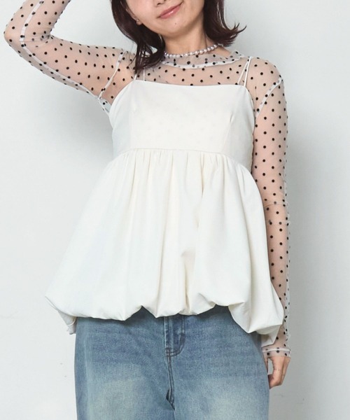 tシャツ CS ドットシースルートップス レディース : ZOZOTOWN Yahoo!店