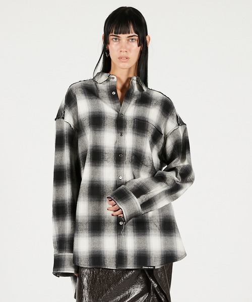 PRANK PROJECT チェックシャツ PRANK PROJECT(プランク プロジェクト)｜チェックシャツ/BLK(ブラック