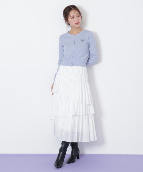 JILL by STUART スカート ランダムティアードスカート : ZOZOTOWN