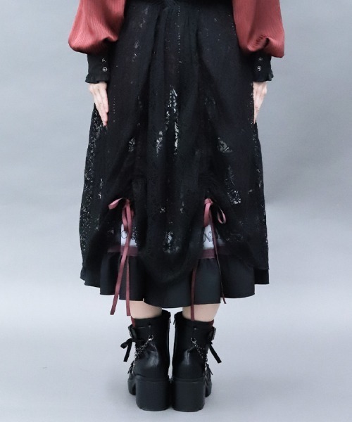 Pois♡ポワ♡スカート♡黒 NIBBLE POISON（ニブルポイズン） スカート ダークナイトサーカス
