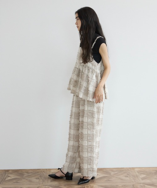 「Libra Cue」 キャミソール FREE アイボリー レディース_画像5