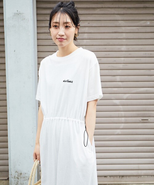 FREAK'S STORE（フリークスストア） Tシャツワンピース MEDIUM オフ