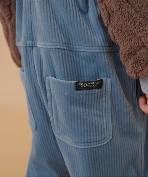 BREEZE（ブリーズ） サロペット オーバーオール 「あったか」ふわとろ