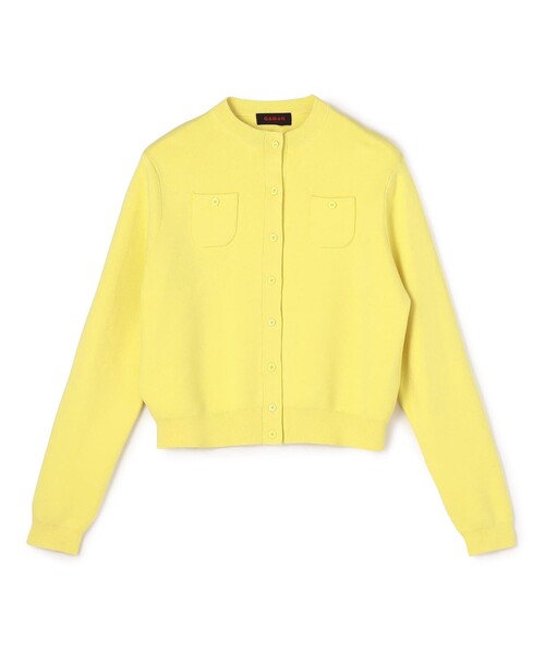 CABaN（キャバン） ニットカーディガン X-SMALL グリーン レディース