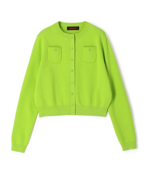 CABaN カーディガン グリーン CABaN（キャバン） ニットカーディガン X-SMALL グリーン レディース