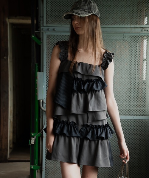 Glanny（グランニー） ワンピース レイヤードドレス : ZOZOTOWN Yahoo 