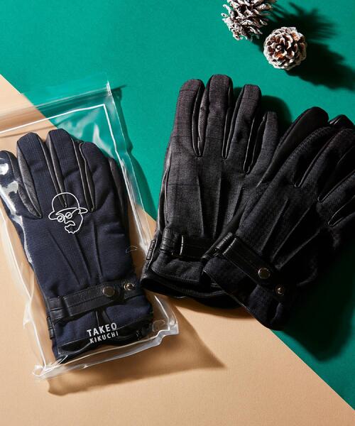 TAKEO KIKUCHI（タケオキクチ） 手袋 「スマホ対応」アーバン