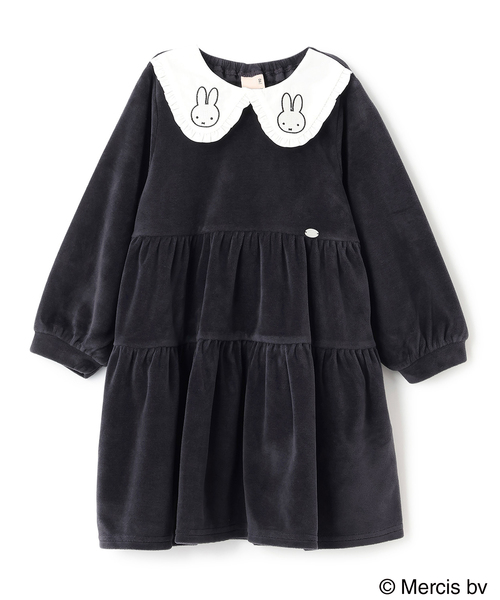 petit main ワンピース 「miffy」衿ティアードワンピース キッズ 子供
