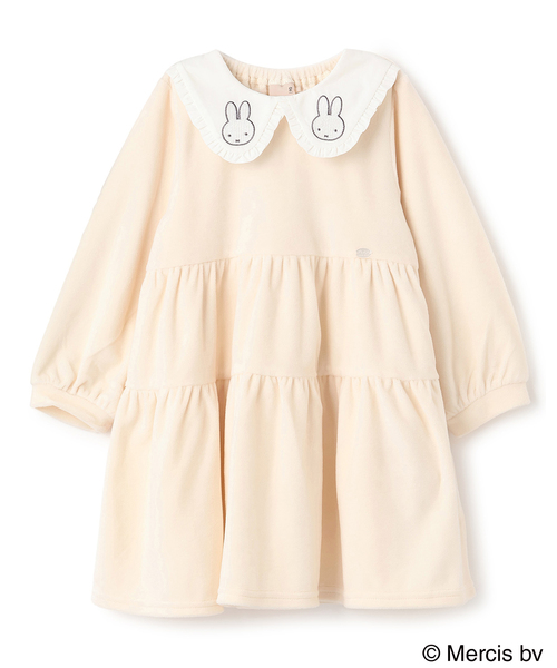 petit main ワンピース 「miffy」衿ティアードワンピース キッズ 子供