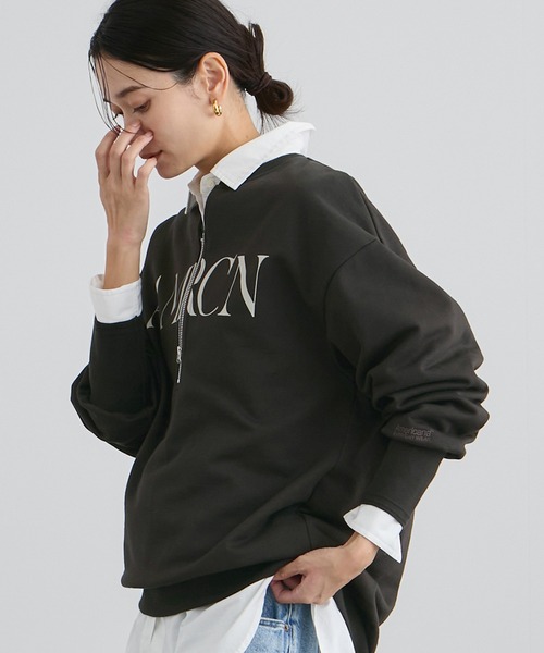 AMERICANA（アメリカーナ） トレーナー スウェット for SALON」ロゴ