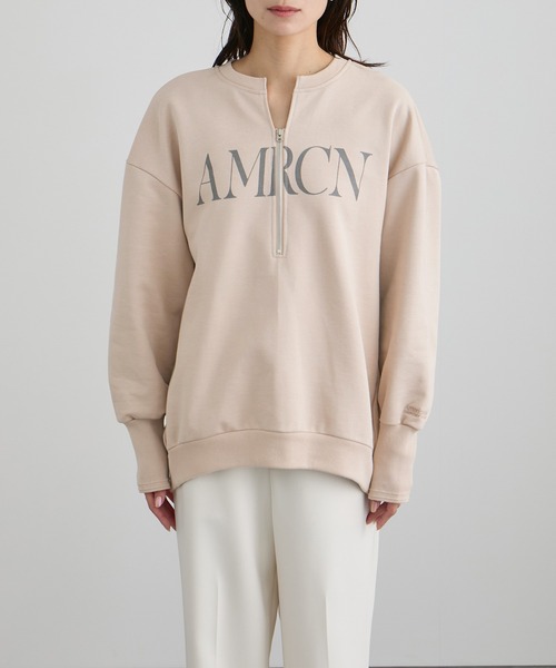 AMERICANA（アメリカーナ） トレーナー スウェット for SALON」ロゴ