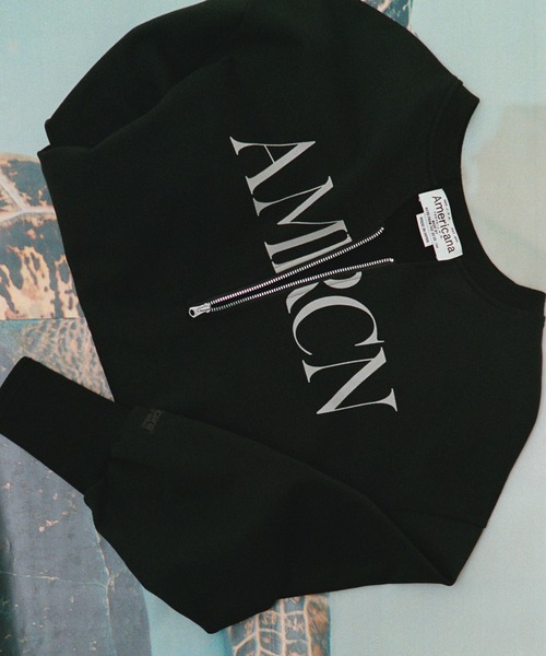 AMERICANA（アメリカーナ） トレーナー スウェット for SALON」ロゴ