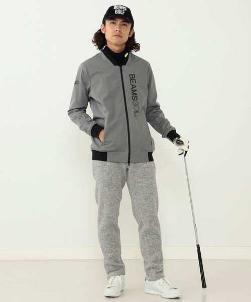 BEAMS GOLF（ビームス ゴルフ） ジャージブルゾン L ネイビー メンズ