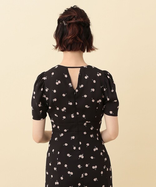 「DEICY」 半袖ワンピース 1 レッド レディース_画像6