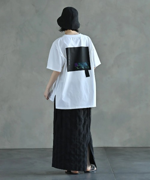 「funda mine」 半袖Tシャツ 02 ブラック レディース_画像5