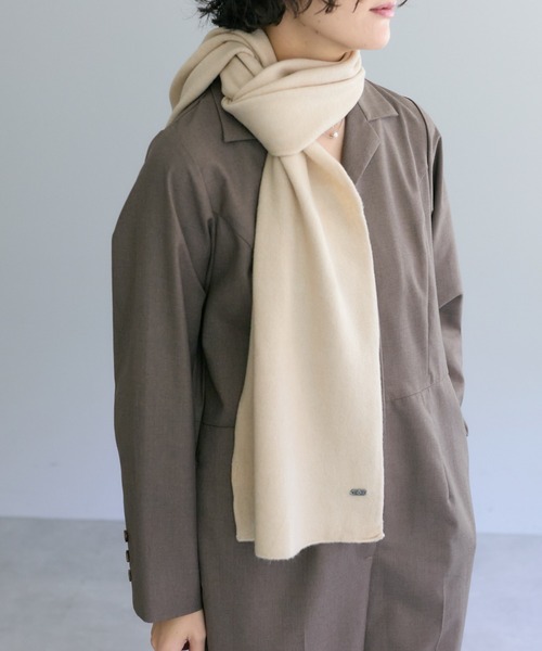 「ear PAPILLONNER」 マフラー FREE ローズ レディース_画像9